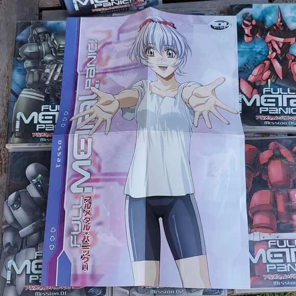 Fullmetal Panic Manga 2003 Mission 1-7 DVD and Posters - Picture 8 of 11